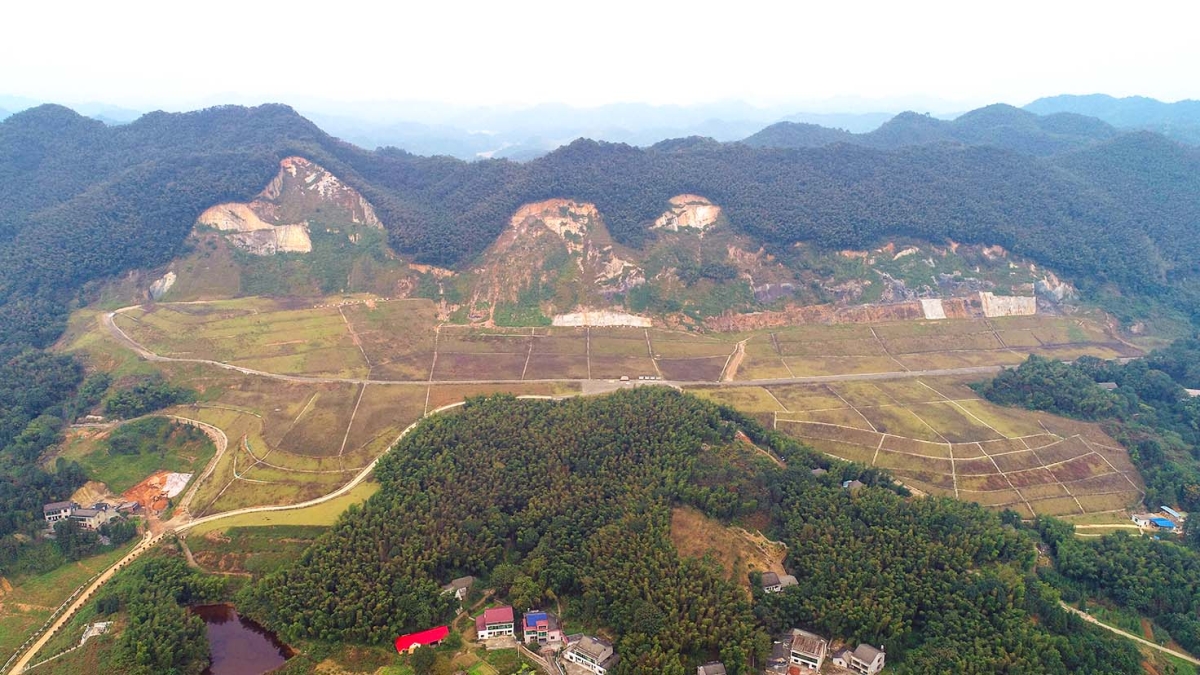益陽(yáng)市赫山區(qū)宏安石煤尾礦生態(tài)治理工程