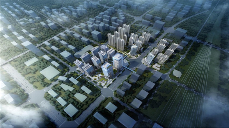 高鐵南·百萬方·國際都會生活圈一一綠地長沙城際空間站