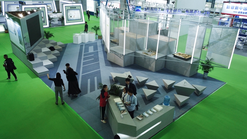 2019筑博會中機國際精彩亮相，省長許達哲親臨展位參觀調(diào)研