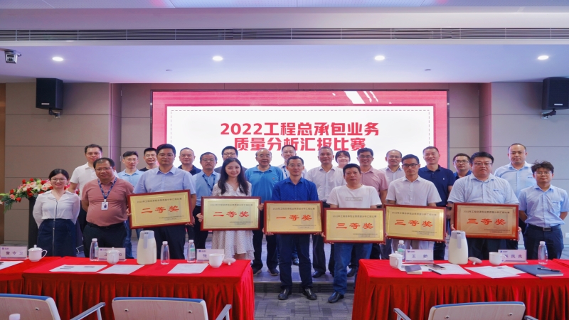 “夯實質(zhì)量基石 強化質(zhì)量創(chuàng)新 打造質(zhì)量優(yōu)勢”——中機國際2022年“質(zhì)量月”系列活動之工程總承包業(yè)務(wù)質(zhì)量分析匯報比賽圓滿落幕