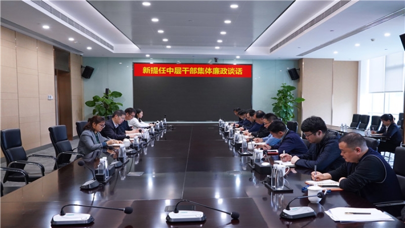 開展任前廉政談話 強化干部廉潔履責(zé)擔(dān)當