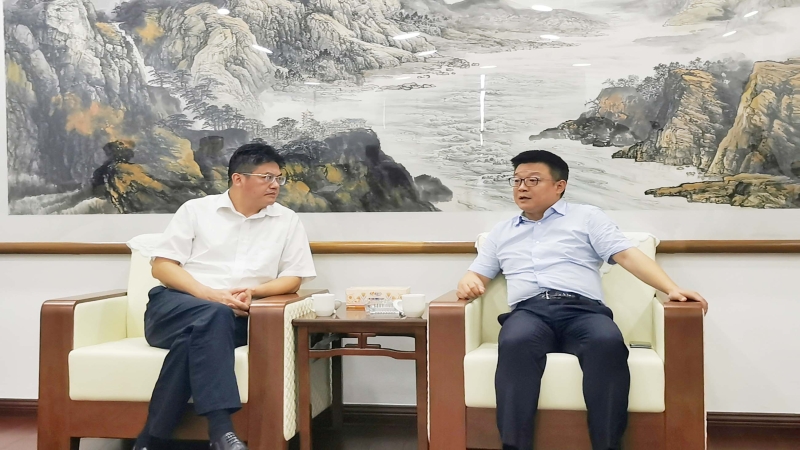 陳蕃一行拜訪常德市委書(shū)記