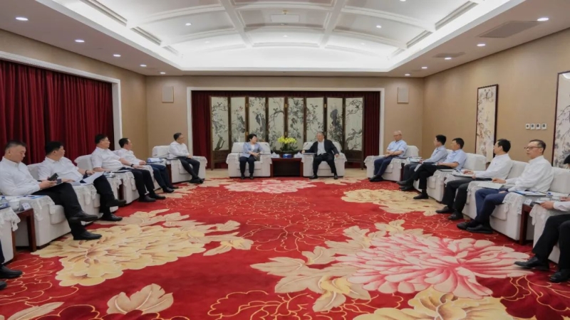 張曉侖會見湖南省委常委、長沙市委書記吳桂英一行